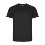 Sportshirt van 50% gerecycled polyester voor heren 135 g/m2 Roly kleur grafiet