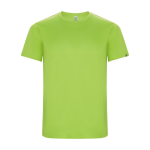 Sportshirt van 50% gerecycled polyester voor heren 135 g/m2 Roly kleur limoen groen