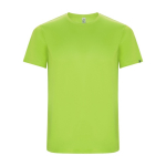 Sportshirt van 50% gerecycled polyester voor heren 135 g/m2 Roly kleur neon groen