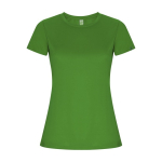 Sportshirt van 50% gerecycled polyester voor dames 135 g/m2 Roly kleur appel groen