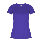 Sportshirt van 50% gerecycled polyester voor dames 135 g/m2 Roly kleur paars