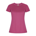 Sportshirt van 50% gerecycled polyester voor dames 135 g/m2 Roly kleur fuchsia