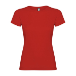 T-shirt van 100% katoen voor dames 155 g/m2 Roly kleur rood