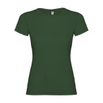 T-shirt van 100% katoen voor dames 155 g/m2 Roly kleur groene fles