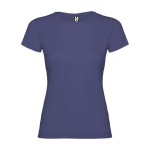 T-shirt van 100% katoen voor dames 155 g/m2 Roly kleur jeans blauw