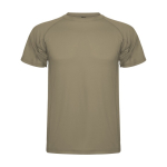 Sportshirt van polyester piqué voor heren 150 g/m2 Roly kleur taupe