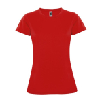 Sportshirt van piqué voor dames 150 g/m2 Roly kleur rood