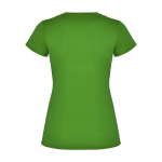 Sportshirt van piqué voor dames 150 g/m2 Roly kleur appel groen tweede weergave achterkant