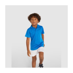 Sportieve kinder polo van polyester piqué 150 g/m2 Roly kleur neon geel luxe weergave