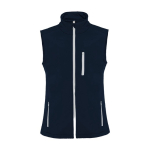 Unisex softshell vest van polyester en elastaan 300 g/m2 Roly kleur marineblauw