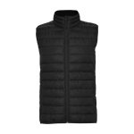 Isolerend vest van polyester met dons voor heren 290 g/m2 Roly kleur zwart