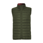 Isolerend vest van polyester met dons voor heren 290 g/m2 Roly kleur miliair groen