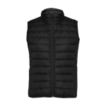 Isolerend vest van polyester met dons voor dames 290 g/m2 Roly kleur zwart