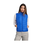 Isolerend vest van polyester met dons voor dames 290 g/m2 Roly kleur electrisch blauw luxe weergave