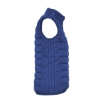 Isolerend vest van polyester met dons voor dames 290 g/m2 Roly kleur electrisch blauw tweede weergave met zijkant