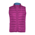 Isolerend vest van polyester met dons voor dames 290 g/m2 Roly kleur fuchsia