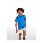 Sportieve korte broek van 100% polyester voor kinderen 140 g/m2 Roly kleur marineblauw luxe weergave