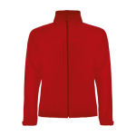 Unisex softshell jas van polyester met 3 lagen 300 g/m2 Roly kleur rood