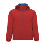 Unisex softshell jas van polyester en elastaan 300 g/m2 Roly kleur rood