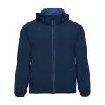 Unisex softshell jas van polyester en elastaan 300 g/m2 Roly kleur marineblauw