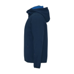 Unisex softshell jas van polyester en elastaan 300 g/m2 Roly kleur marineblauw weergave zijkant