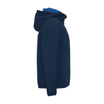 Unisex softshell jas van polyester en elastaan 300 g/m2 Roly kleur marineblauw tweede weergave met zijkant