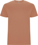 T-shirt van 100% katoen voor heren 190 g/m2 Roly kleur rood-bruin