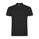 Poloshirt van 100% katoen piqué voor kinderen 200 g/m2 Roly kleur zwart