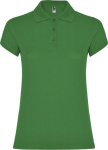 Poloshirt van 100% katoen piqué voor dames 200 g/m2 Roly kleur tropisch groen