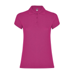 Poloshirt van 100% katoen piqué voor dames 200 g/m2 Roly kleur fuchsia