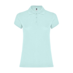 Poloshirt van 100% katoen piqué voor dames 200 g/m2 Roly kleur mintgroen