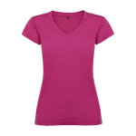 T-shirt van 100% katoen voor dames 155 g/m2 Roly kleur fuchsia