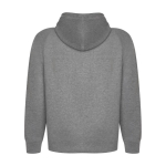 Sweater gemaakt van 57% biologisch katoen unisex 300 g/m2 Roly kleur lichtgrijs gemarmerd tweede weergave achterkant