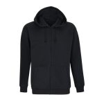 Katoenen en polyester hoodie SOL'S Carter 280 g/m2 kleur zwart