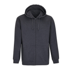 Katoenen en polyester hoodie SOL'S Carter 280 g/m2 kleur donkergrijs zesde weergave