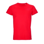 Unisex katoenen T-shirt met ronde hals SOL'S Crusader 150 g/m2 kleur rood