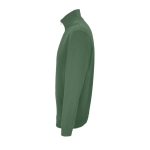 Katoenen en polyester sweatshirt met 1/4 rits SOL'S Conrad 280 g/m2 kleur donkergroen zij aanzicht