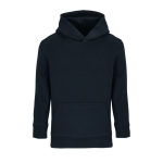 Kinder sweatshirt van katoen en polyester SOL'S Condor 280 g/m2 kleur zwart