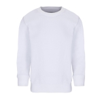 Kinder sweatshirt van gerecycled katoen SOL'S Columbia 280 g/m2 kleur wit negende weergave