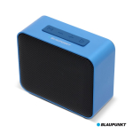 Compacte draagbare speaker met metalen kleuren design kleur blauw tweede weergave