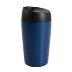 Take away beker met open-en-sluit knopfunctie 240ml kleur blauw