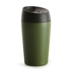 Take away beker met open-en-sluit knopfunctie 240ml kleur groen