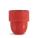 Stapelbare mok met origineel design in vele kleuren 270ml kleur rood