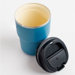 Dubbelwandige take away beker met Asobu-technologie 355ml kleur blauw derde weergave