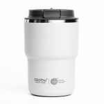 Dubbelwandige take away beker met Asobu-technologie 355ml kleur wit