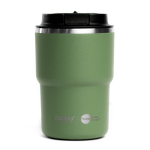 Dubbelwandige take away beker met Asobu-technologie 355ml kleur groen