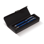 Set van 1 rollerpen met dop en 1 draaipen kleur donkerblauw