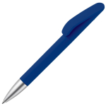 Gerecyclede ABS pen in matte kleuren kleur donkerblauw