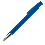 Matte kleurrijke plastic pen gemaakt in de EU kleur blauw