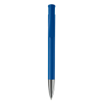 Matte kleurrijke plastic pen gemaakt in de EU kleur blauw tweede weergave